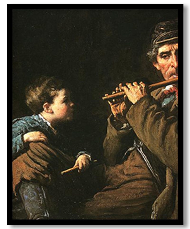 The Earnest Pupil by Eastman Johnson (1881)