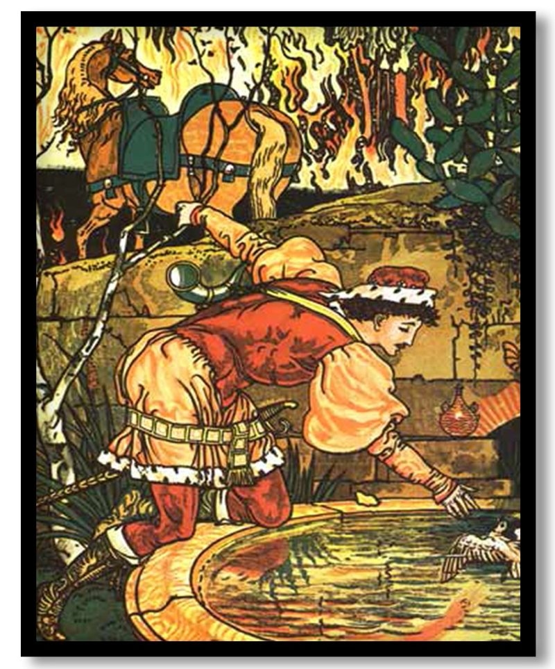 The Frog Prince and other stories by Walter Crane (1874)