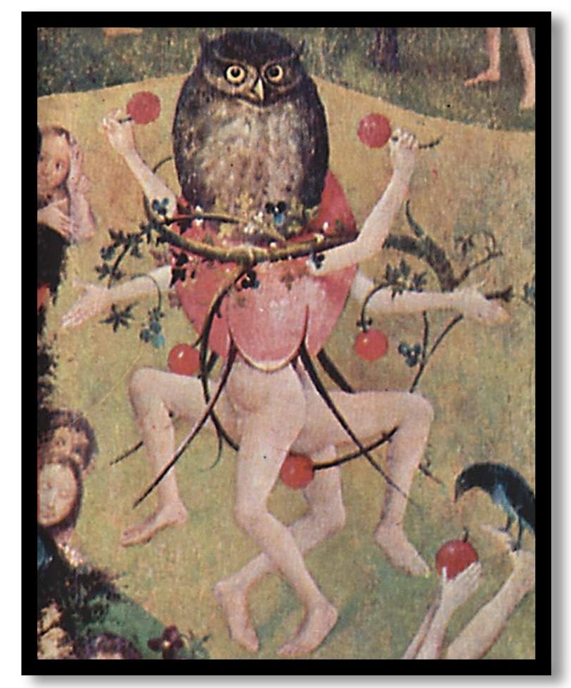 The Garden of Earthly Delights (detail) by Hieronymus Bosch (1460-1516)