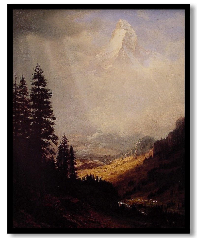 The Matterhorn by Albert Bierstadt (1850)