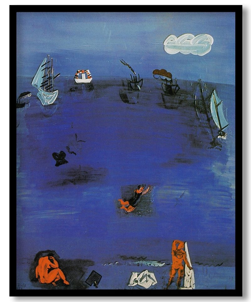 The Mediterranean by Raoul Dufy (1923)