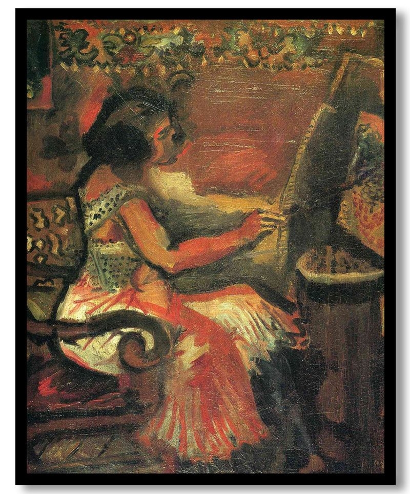 The Model by Marc Chagall (1910)