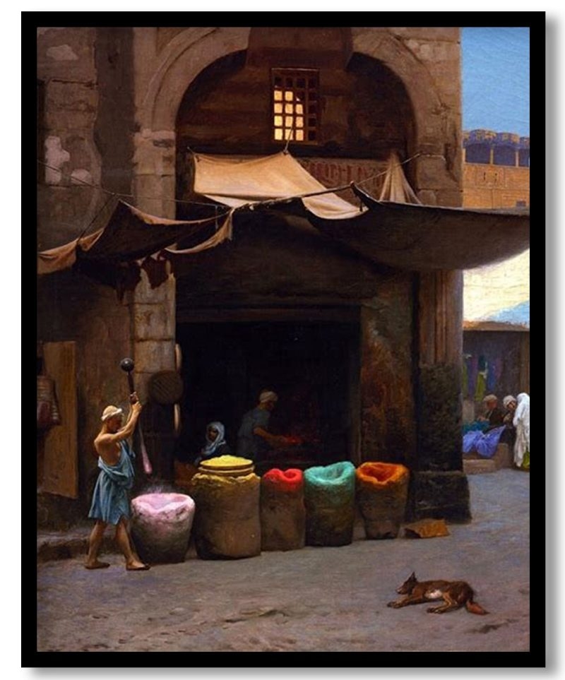 The Color Grinder by Jean Leon Gerome (Unknown)