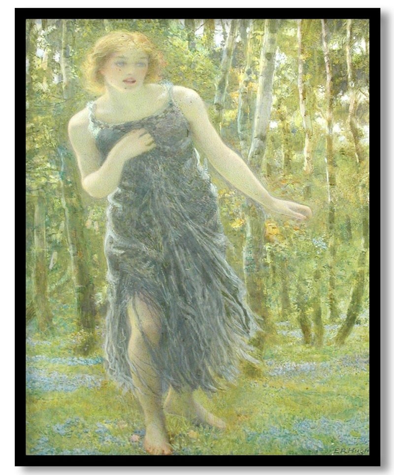 The Nymph Callisto by Edward Robert Hughes (1899)