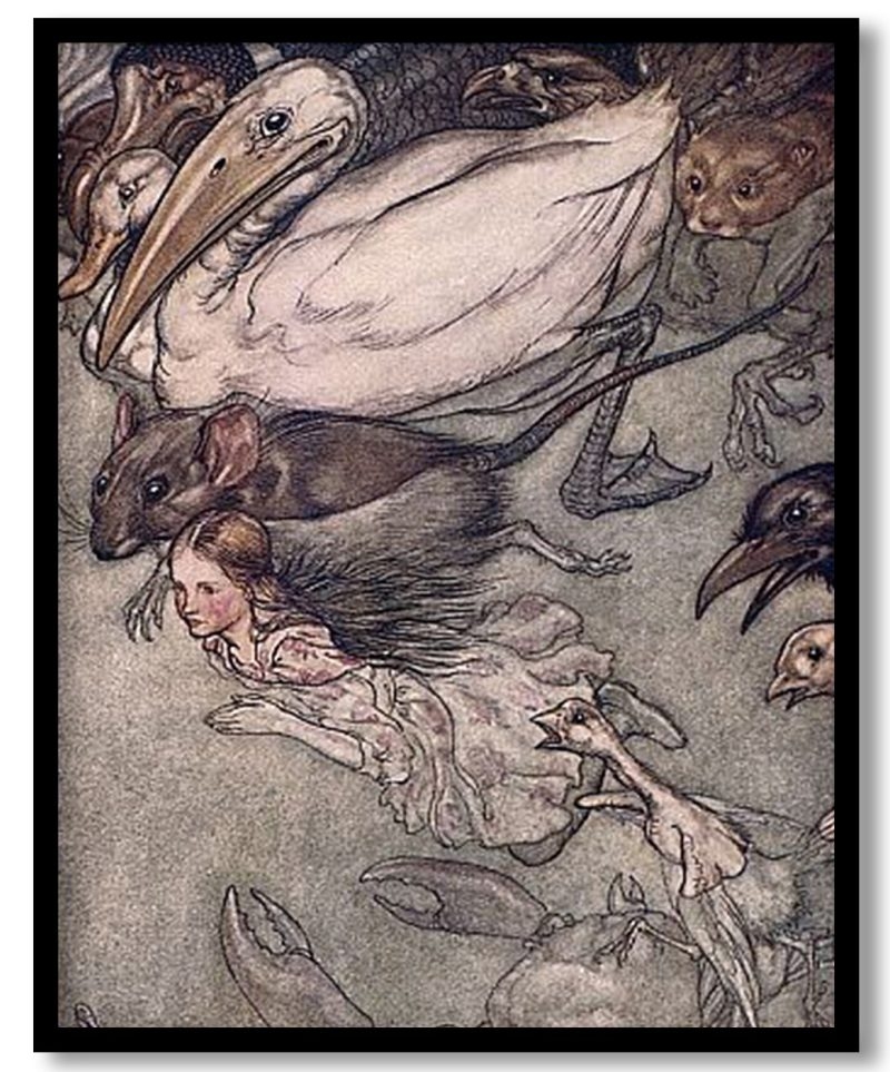 The Pool of Tears by Arthur Rackham (Unknown)