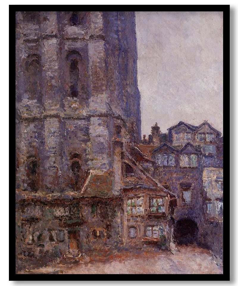 The Cour d'Albane, Grey Weather by Claude Monet (1892)