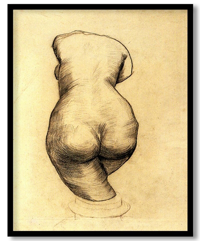 Torso of Venus by Vincent van Gogh (1886)