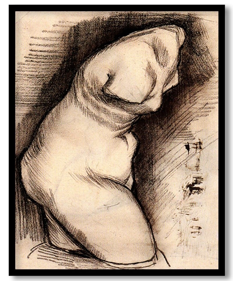 Torso of Venus by Vincent van Gogh (1887)