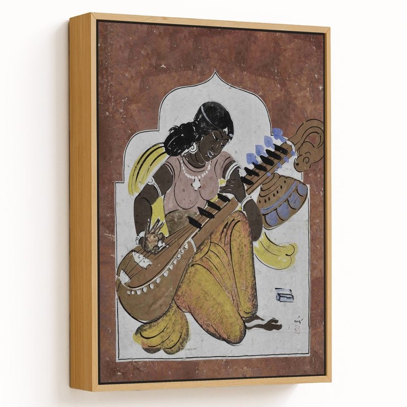 Veena vadini by Nandalal Bose