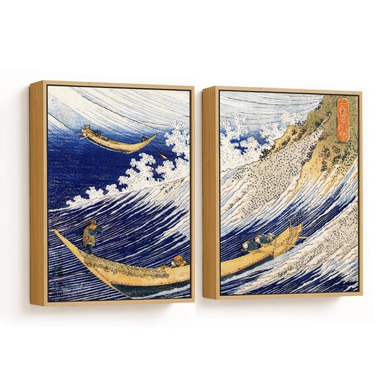 Ocean waves by katsushika Hokusai