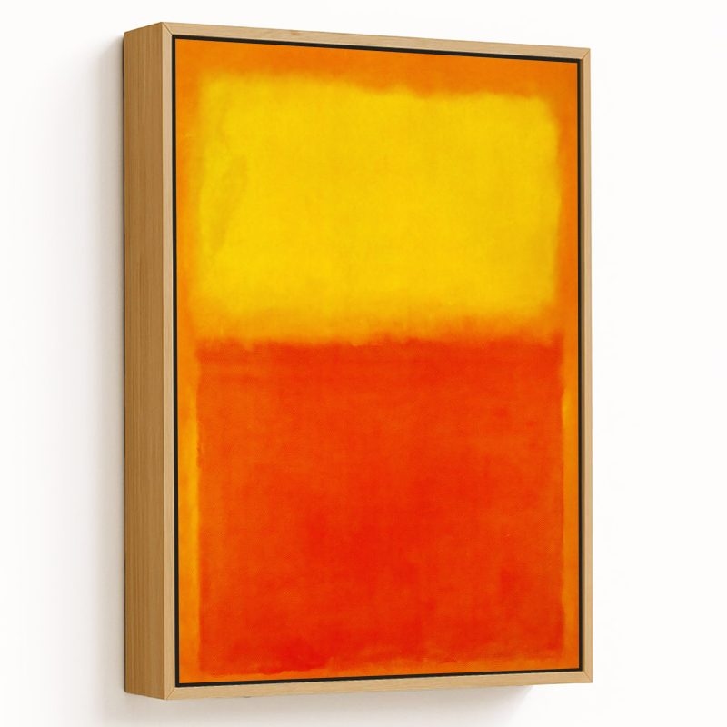 Orange and yellow by Mark Rothko (1956)