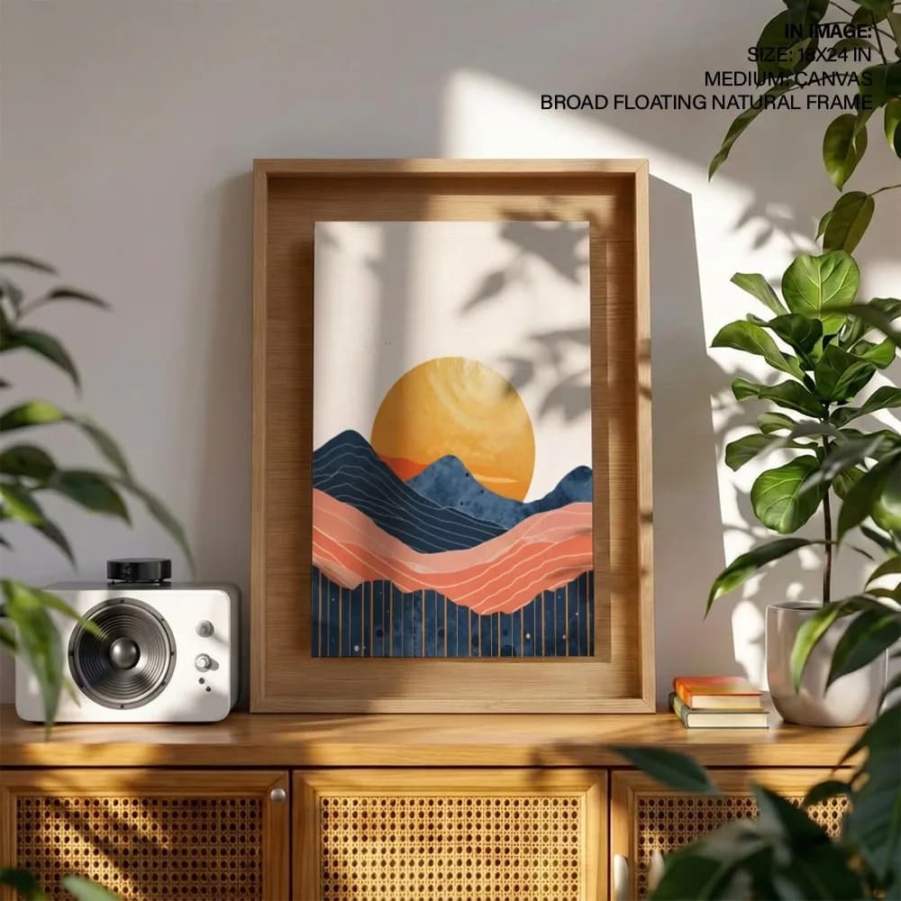 Rising Sun Painting Vastu: Surya's Wall of New Beginnings