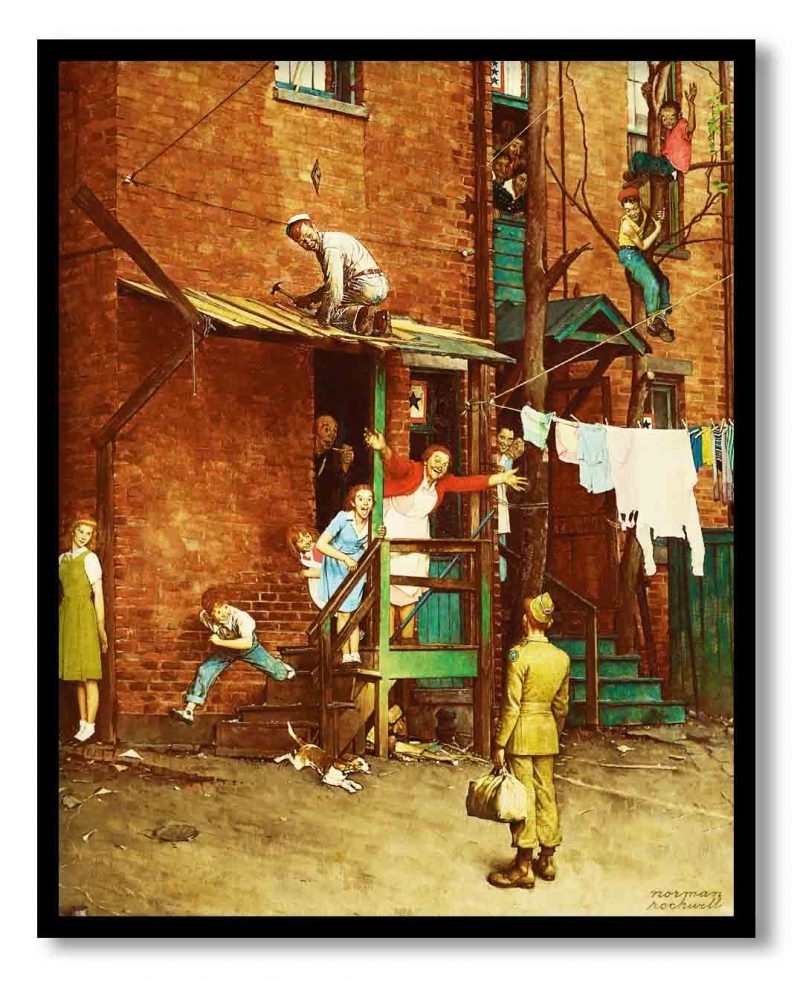 Homecoming by Norman Rockwell (1945)