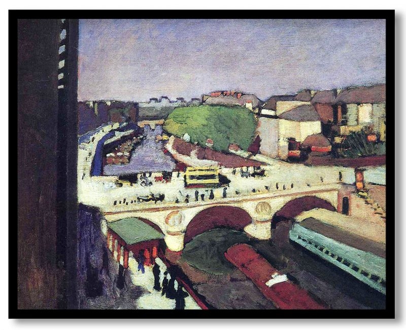 Saint michel bridge by Henri Matisse (1904)
