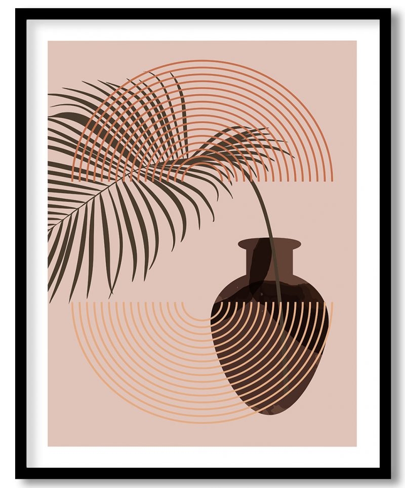 Abstrat creative plant in pot