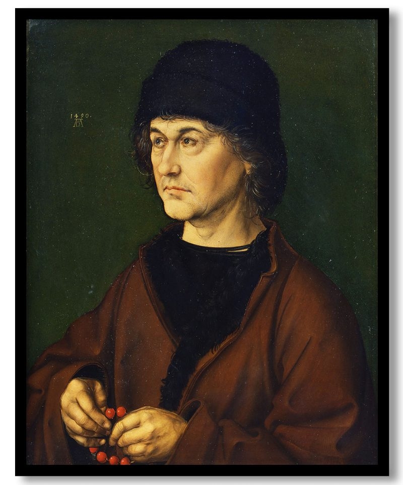 Portrait of Durers Father by Albrecht Durer (1990)