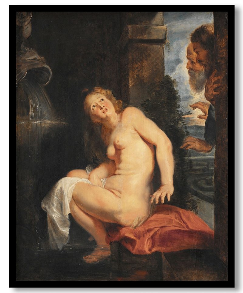 Susanna and the elders by Peter Paul Rubens (1614)