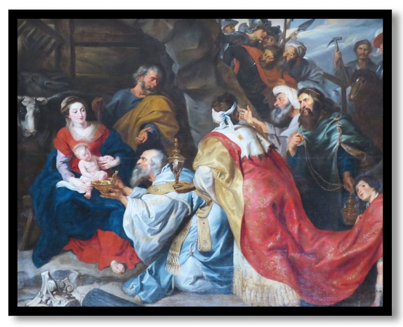 Adoration of the magi by Peter Paul Rubens (1620)
