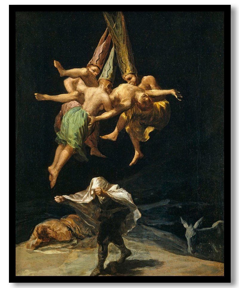 Witches flight by Francisco Goya (1797 98)