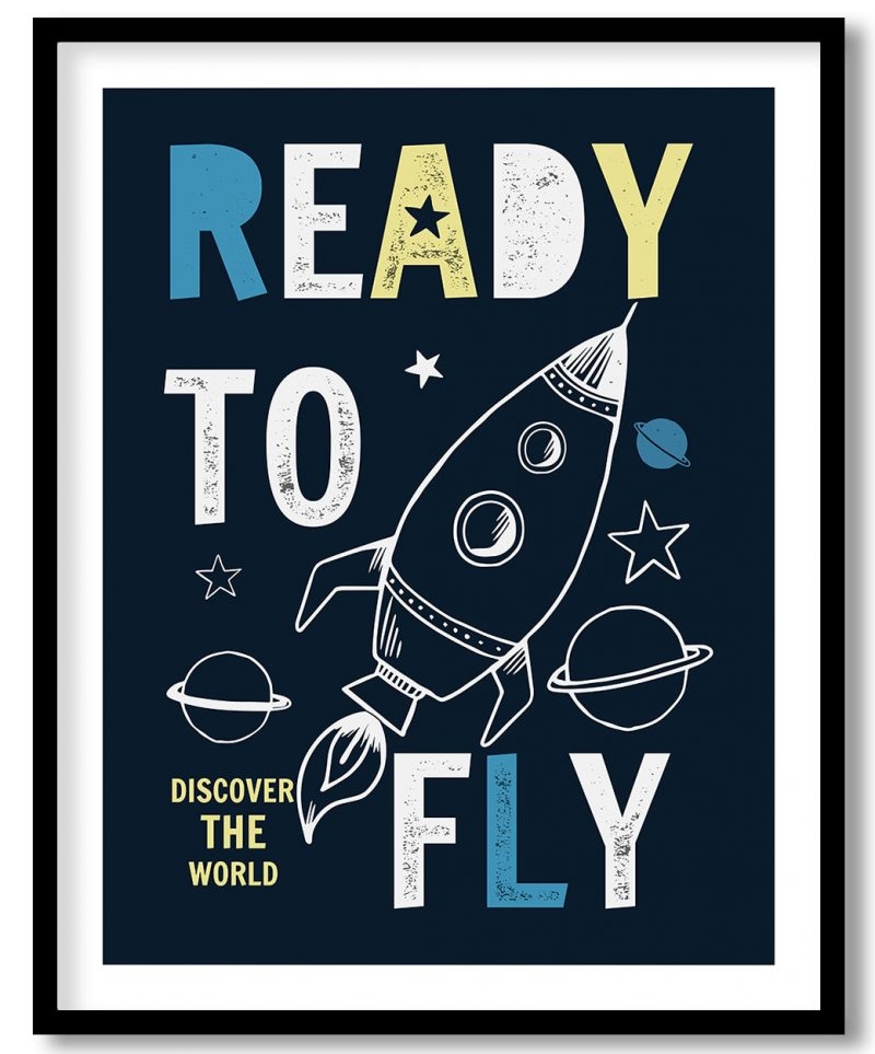 Ready to fly - space, quote