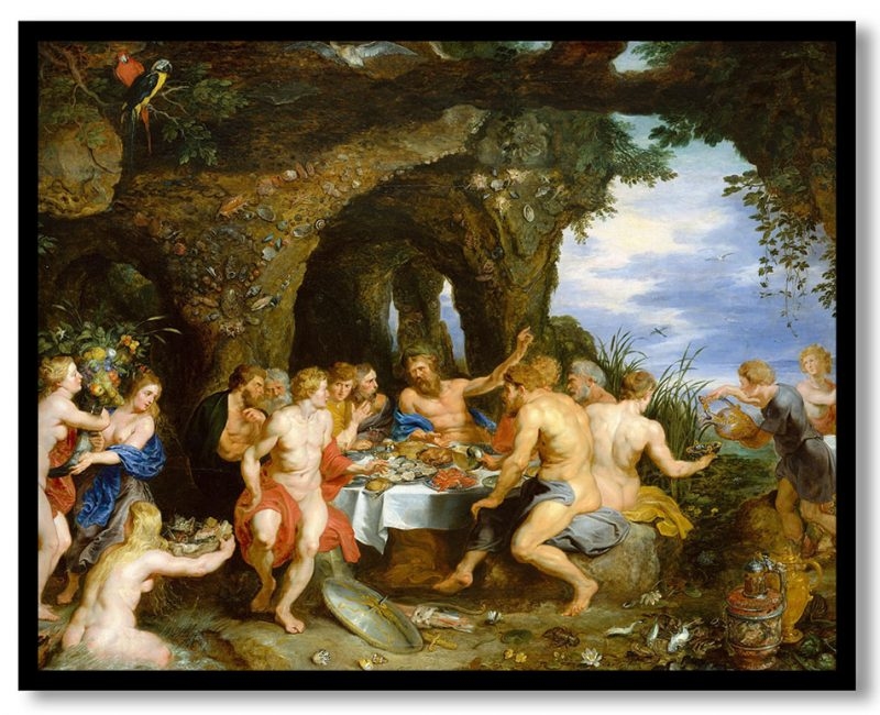 The feast of achelous by Peter Paul Rubens (1615)