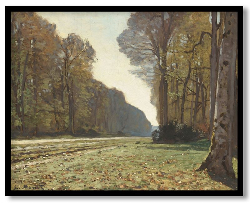 The pave de chailly by Claude Monet (1865)