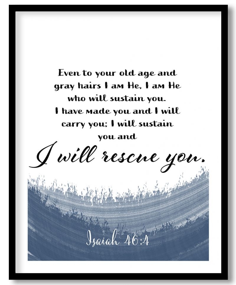 I will rescue you - quotes, bible, decor