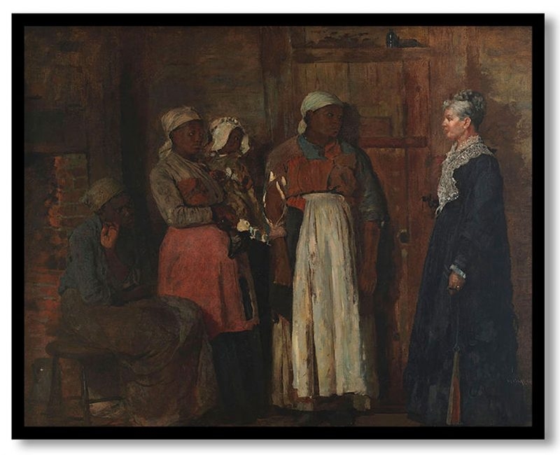A visit from the old mistress by Winslow Homer (1876)