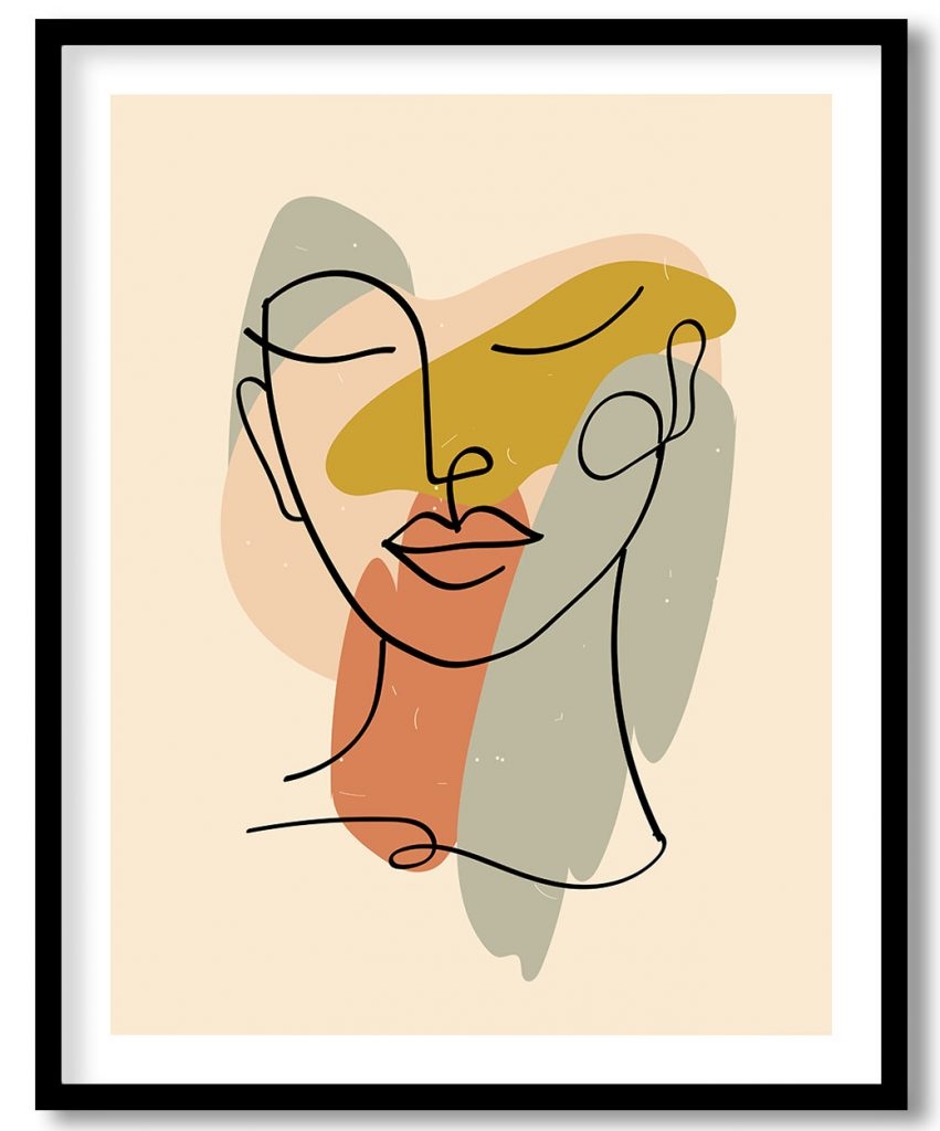 Delicacy of Woman Face Line