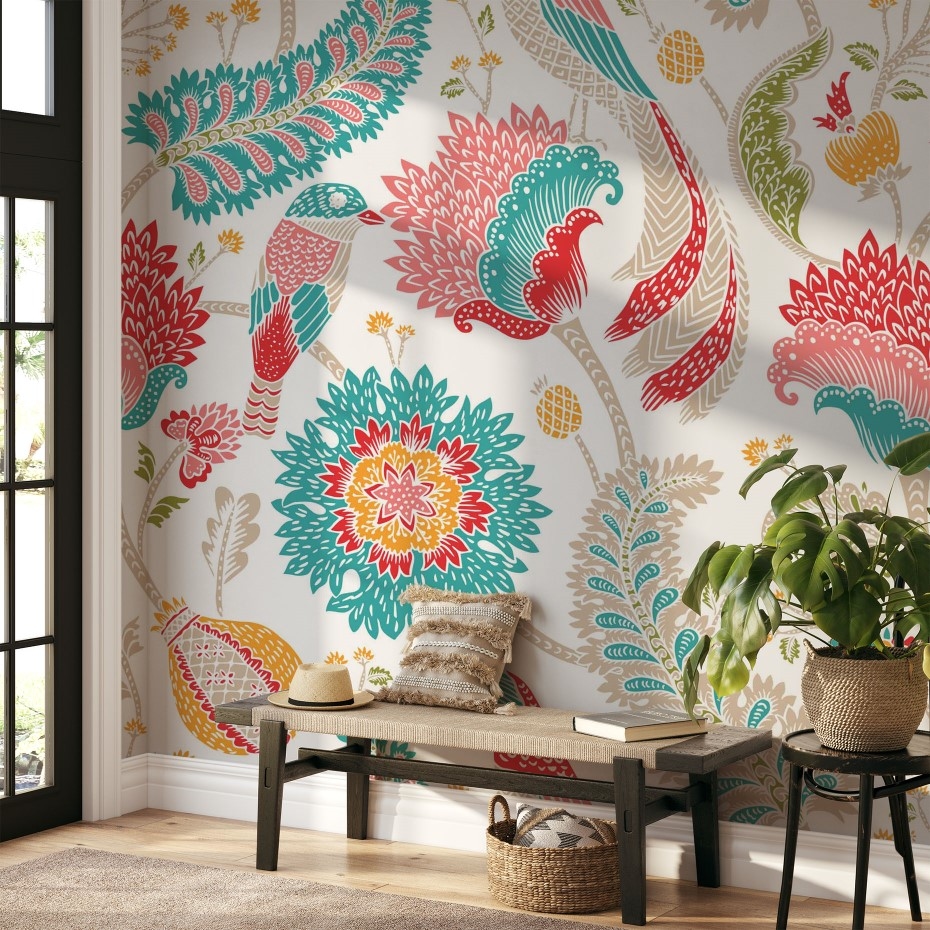 Alluring embroidery floral pattern