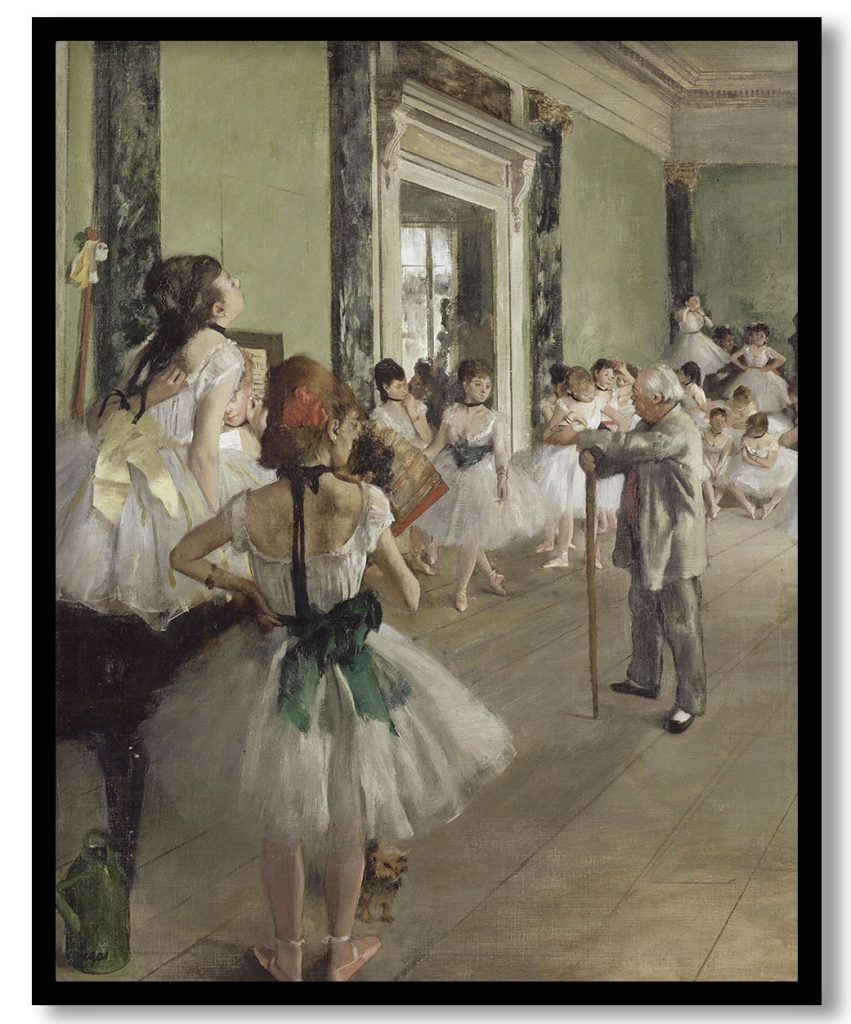 Edgar degas the ballet class by Edgar degas (1871 974)