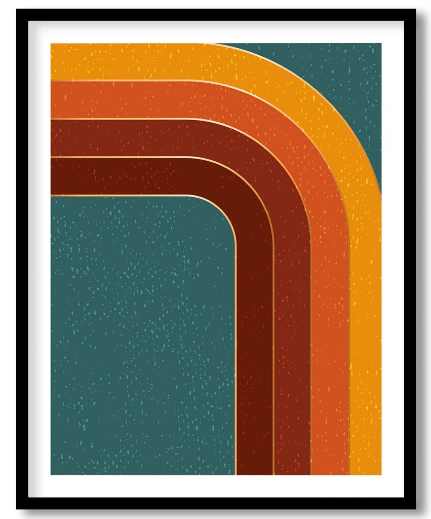 Boho rainbow flection