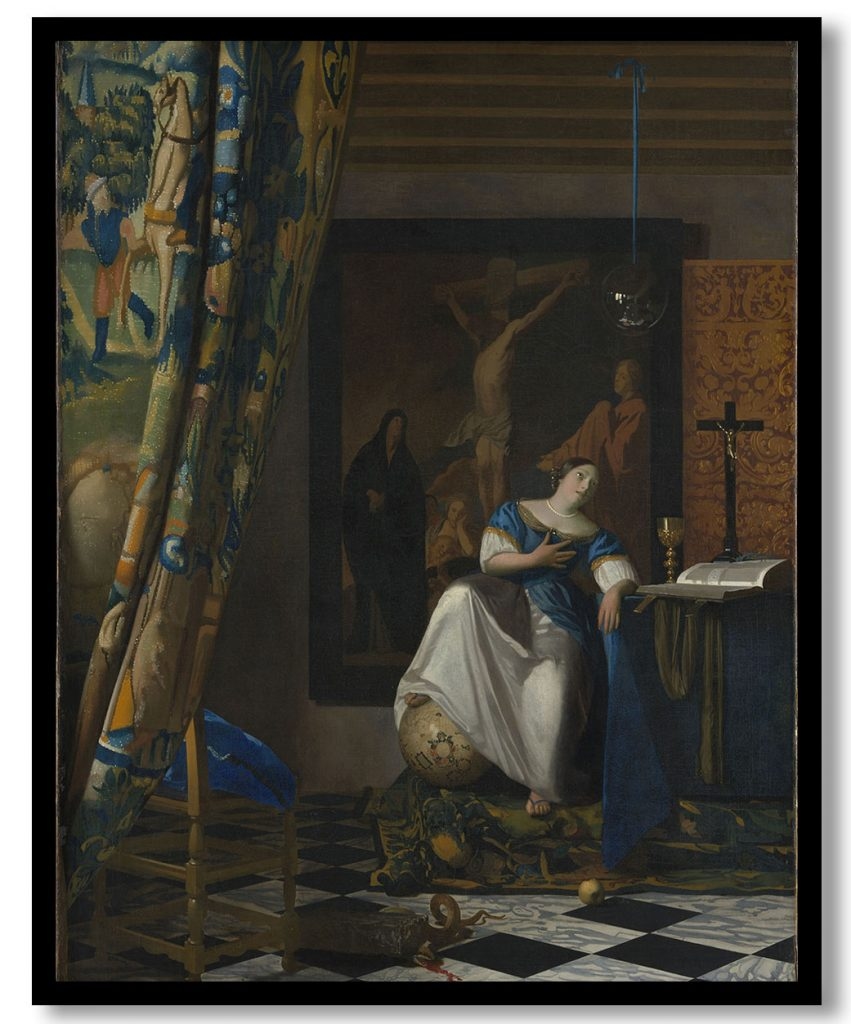 Allegory on Faith by Johannes Vermeer (1671-74)
