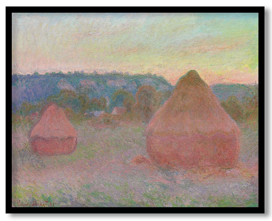 Stacks of Wheat by Claude Monet