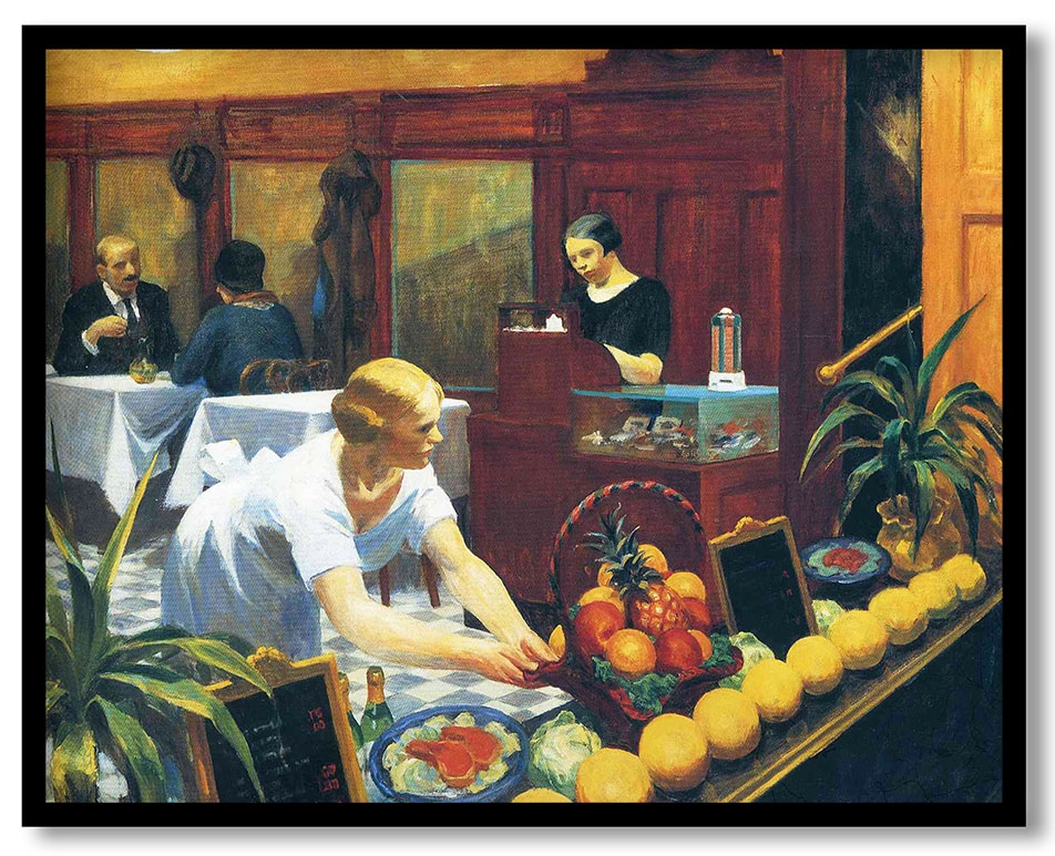 Tables for ladies by Edward Hopper (1930)