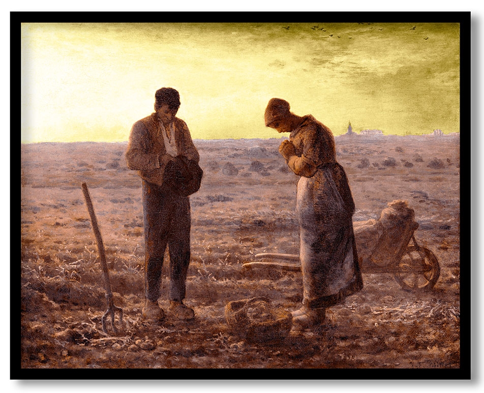 The angelus by Jean Francois Millet (1857 859)