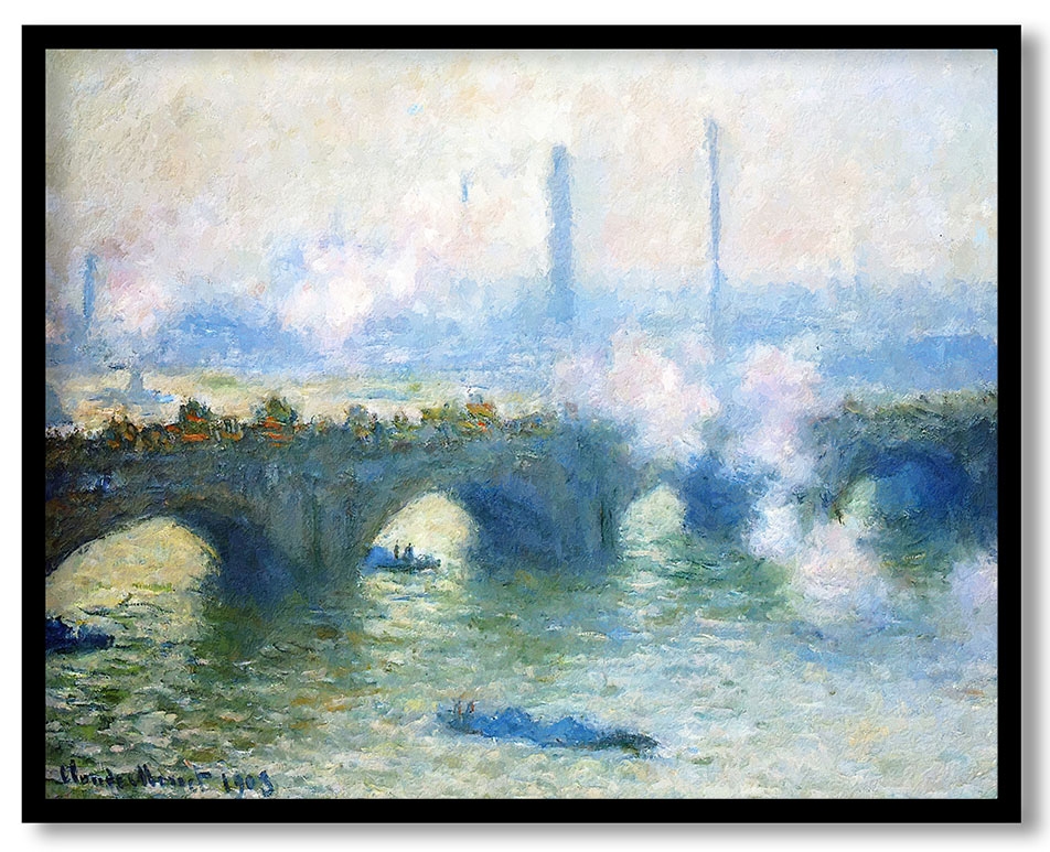 Waterloo bridge london by Claude Monet (1903)