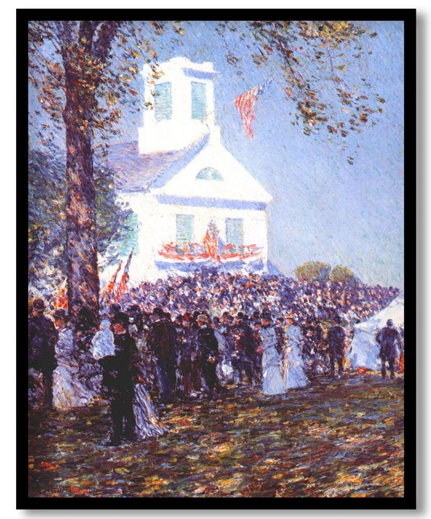 Country fair, New England by Childe Hassam (1890)