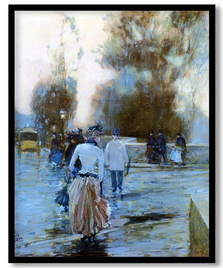 Dock of Tuileries by Childe Hassam (1888 1889)
