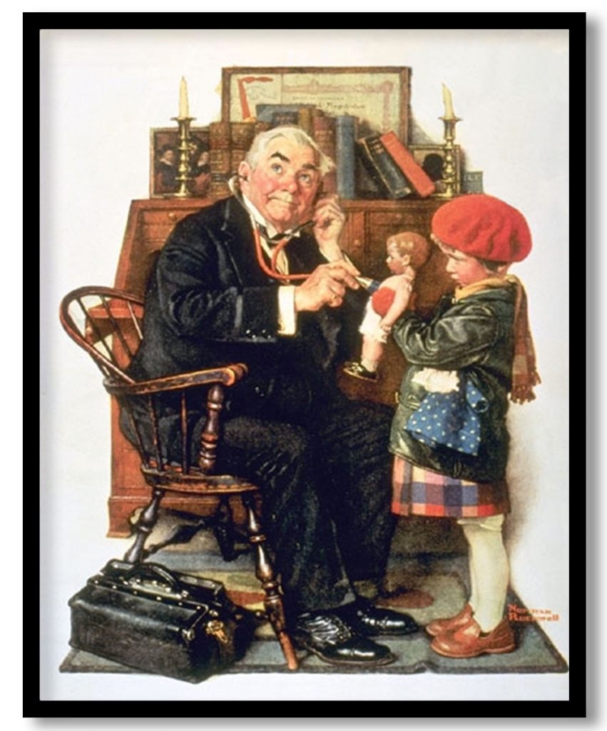 Doctor and Doll by Norman Rockwell (1929)