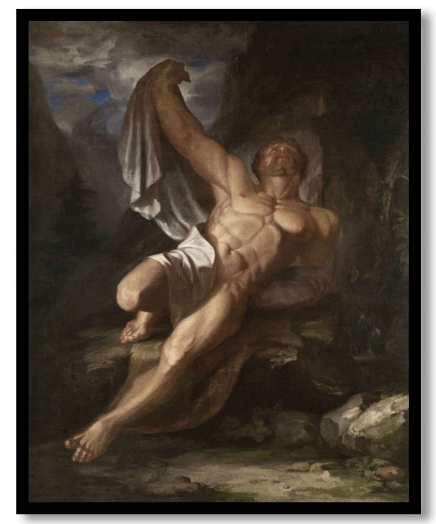 Dying Hercules by Samuel Morse (1812)