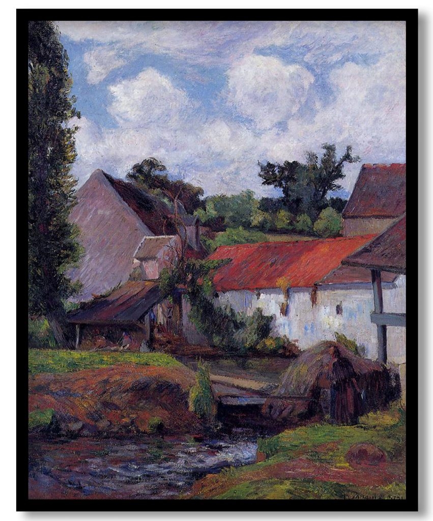 Farm in Osny by Paul Gauguin (1883)