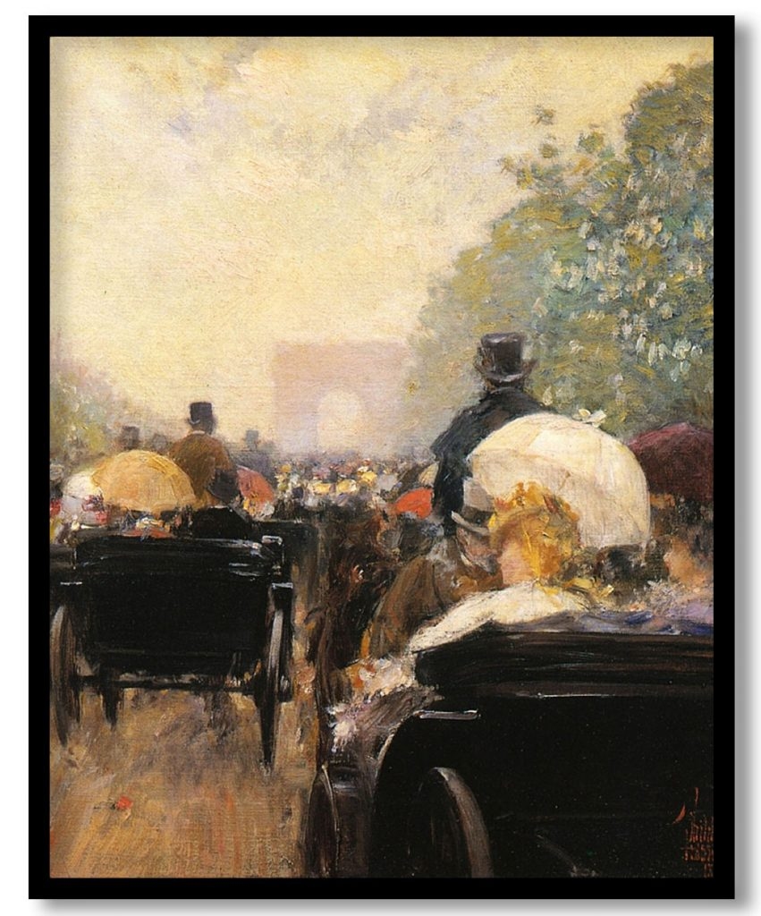 Carriage Parade by Childe Hassam (1888)