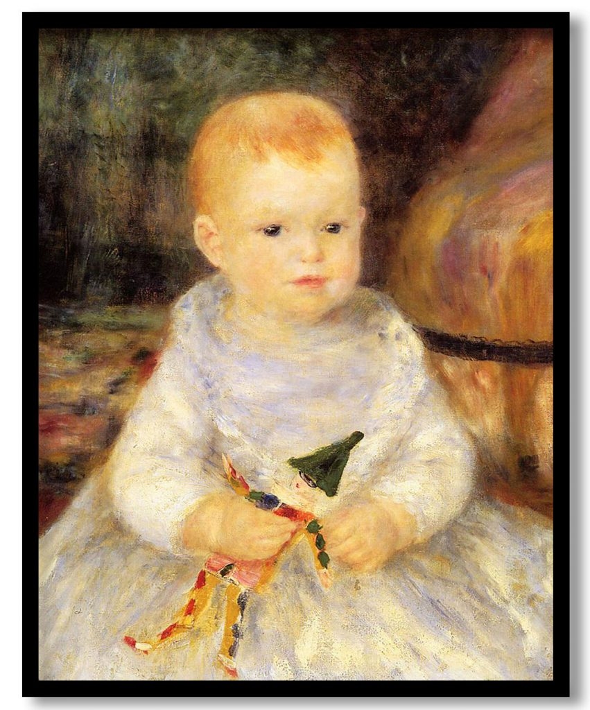 Child with Punch Doll by Pierre Auguste Renoir (1874-1875)