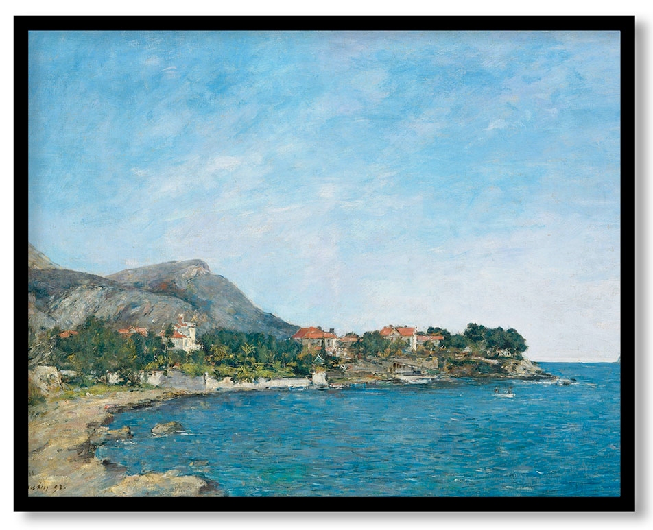 Beaulieu: The Bay of Fourmis by Eugène Boudin (1892)