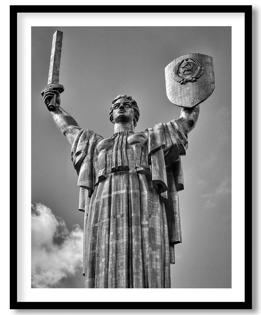 The motherland black and white