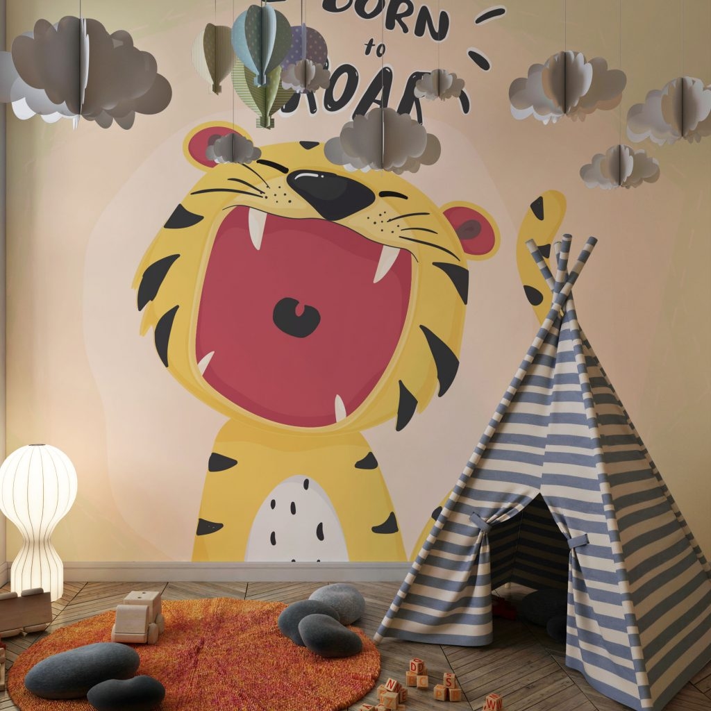 Cute baby tiger - Born to roar