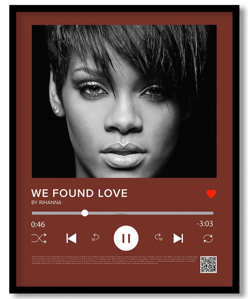 Rihanna - We found love (Music player)