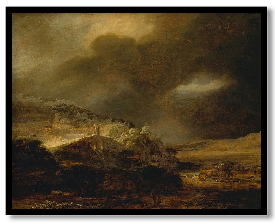 Gewitterlandschaft by Rembrandt van Rijn (1638)