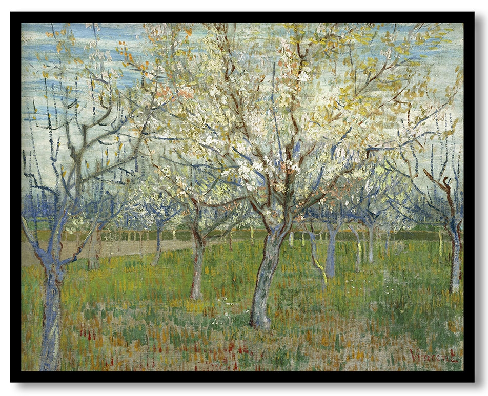 The Pink Orchard by Vincent van Gogh (March 1888-1888)